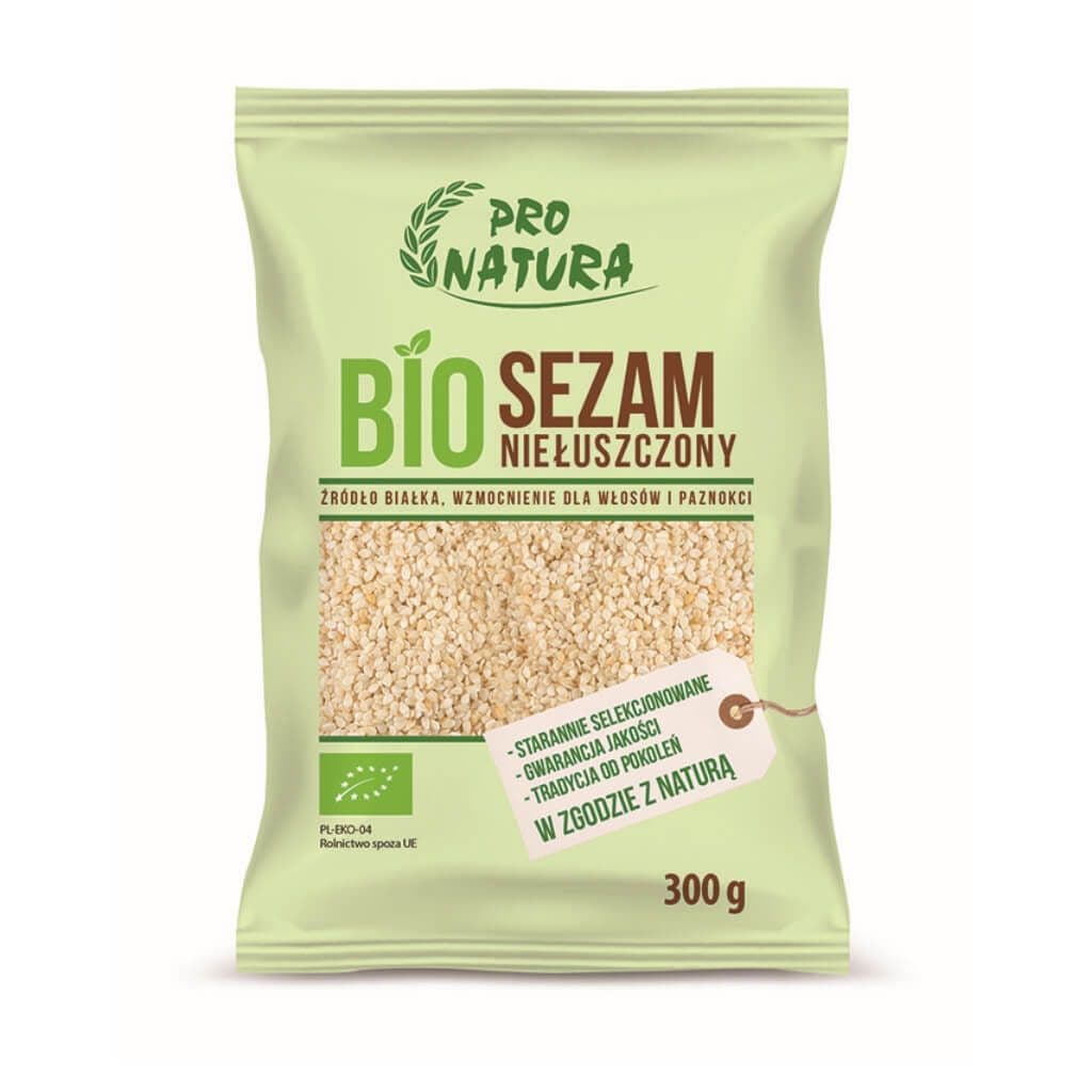 Sezam BIO niełuszczony 