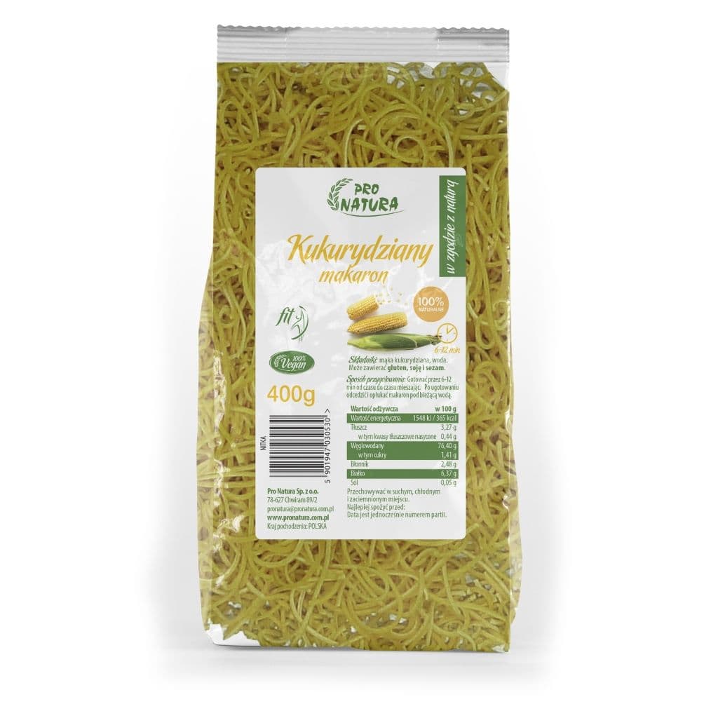 Makaron kukurydziany (nitka)