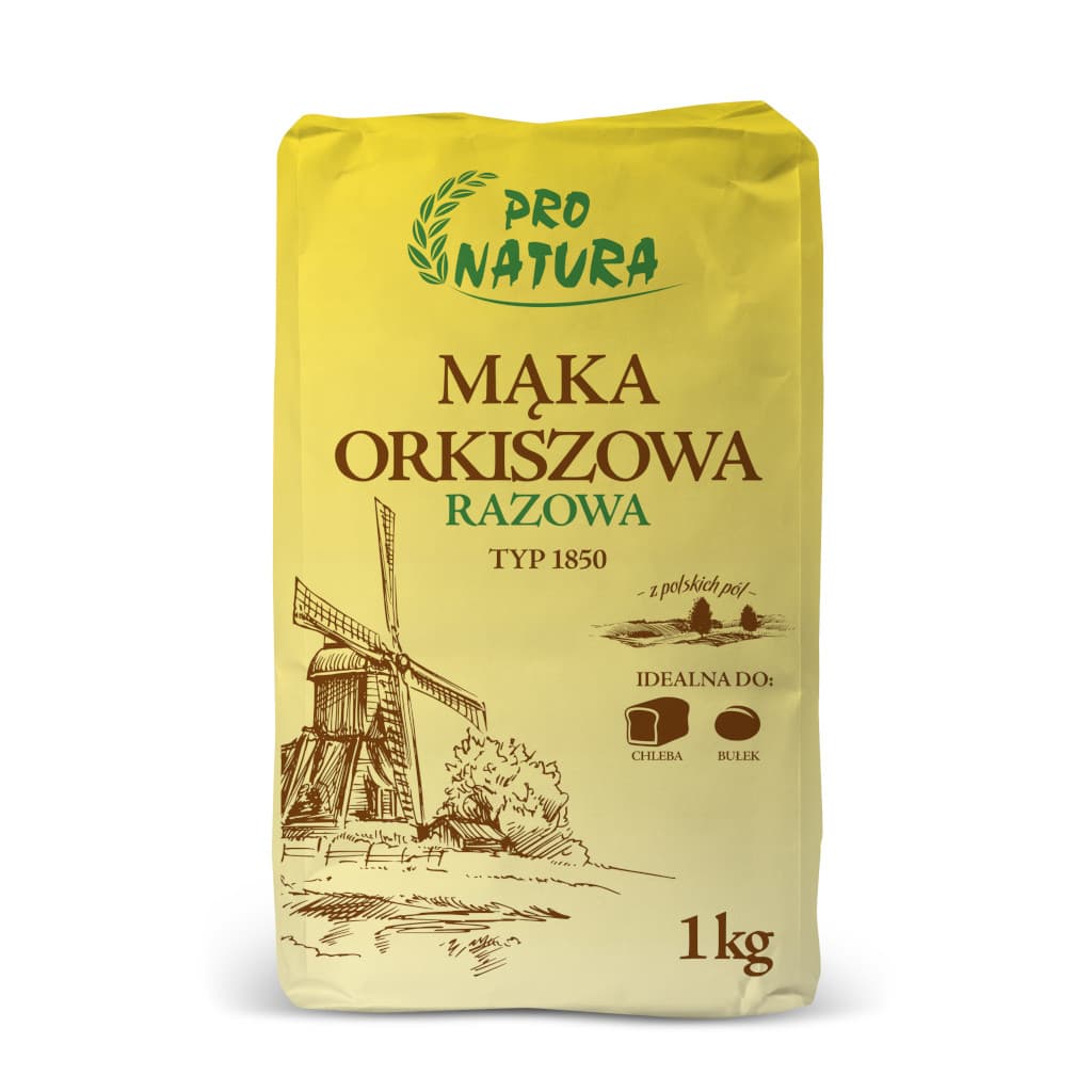 Mąka razowa orkiszowa typ 1850