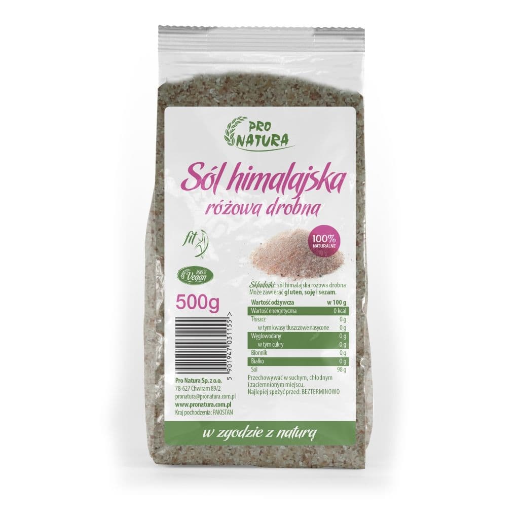 Sól himalajska różowa drobna