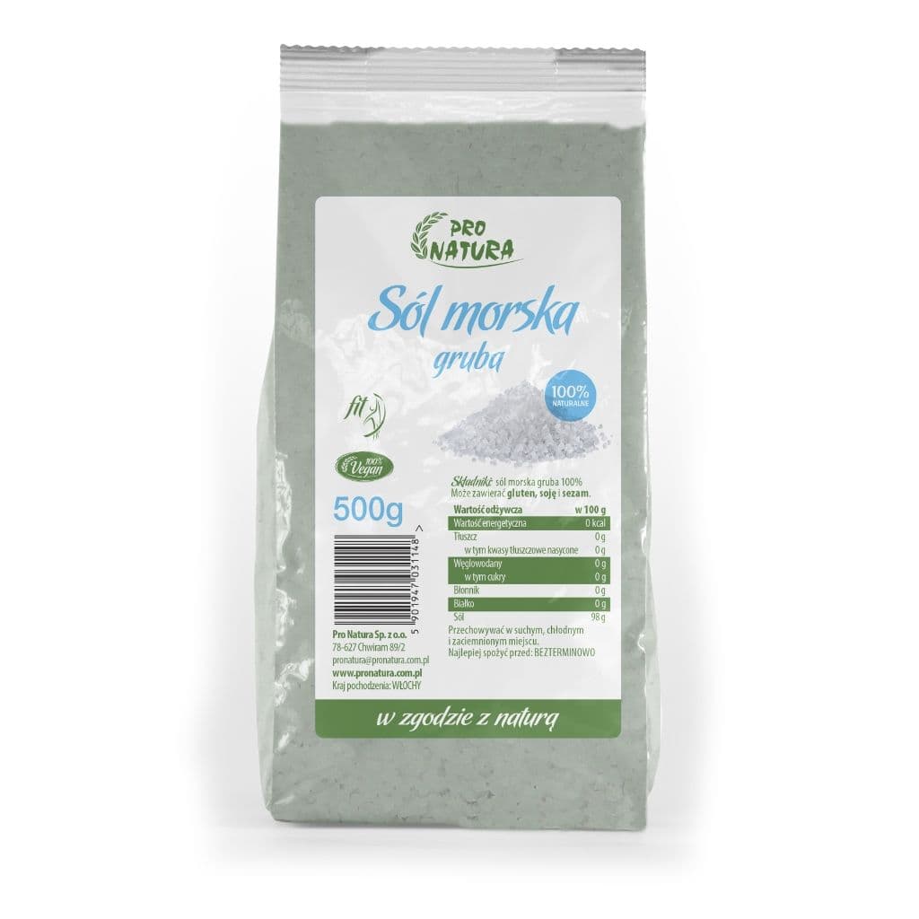 Sól morska gruba