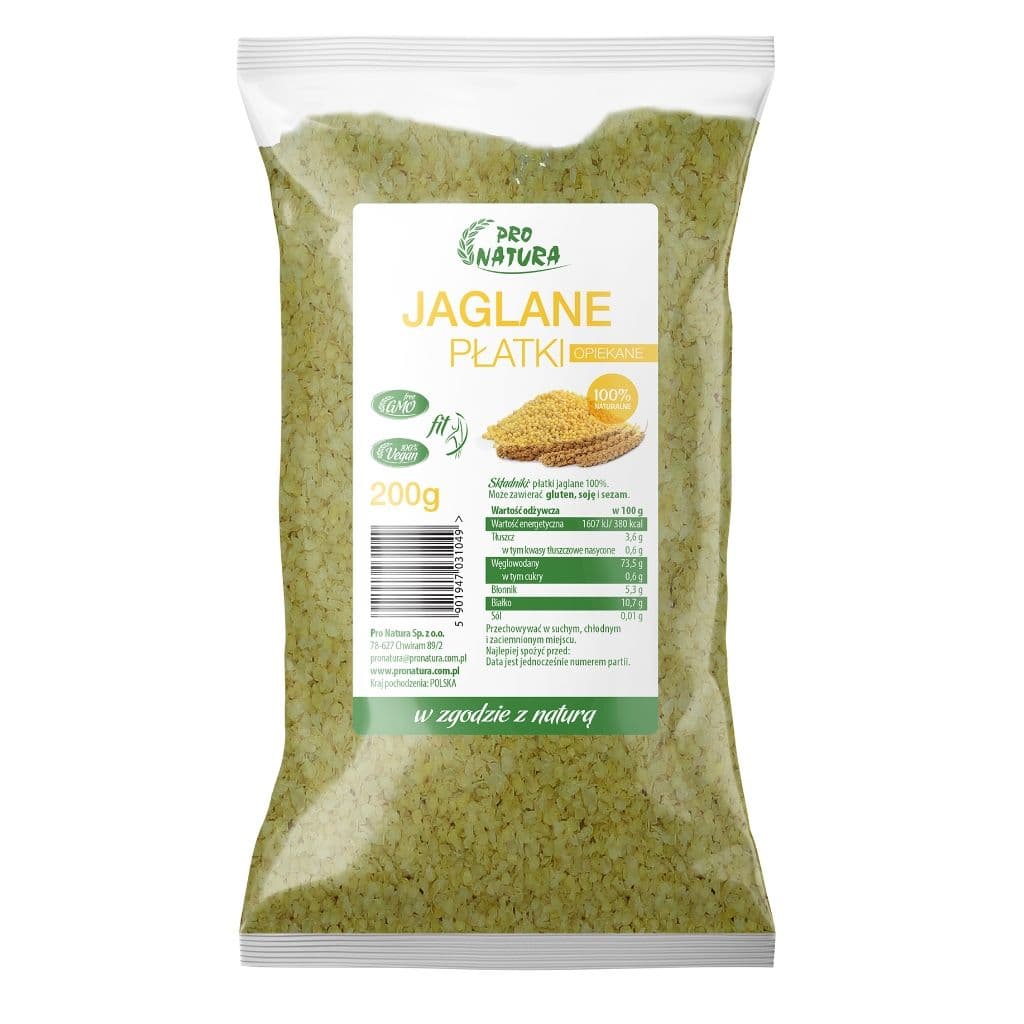 Płatki jaglane opiekane