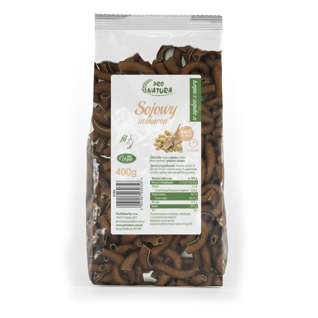 Wegetariański makaron sojowy  (rurka)