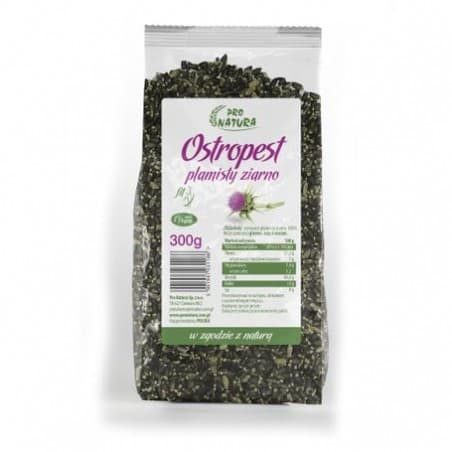 Ostropest Plamisty mielony ziarno 300g