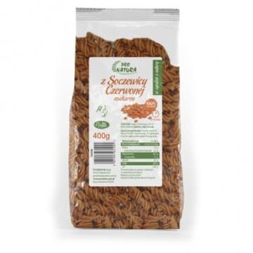 Makaron z soczewicy czerwonej (świderek) 400g