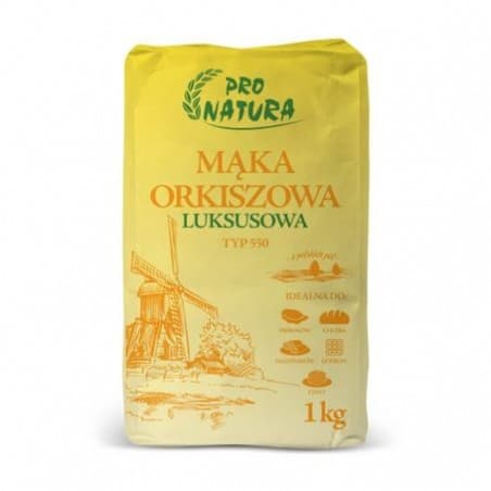 Mąka orkiszowa "Luksusowa" typ 550 - 1kg