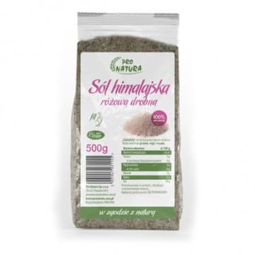 Sól himalajska różowa drobna 500g
