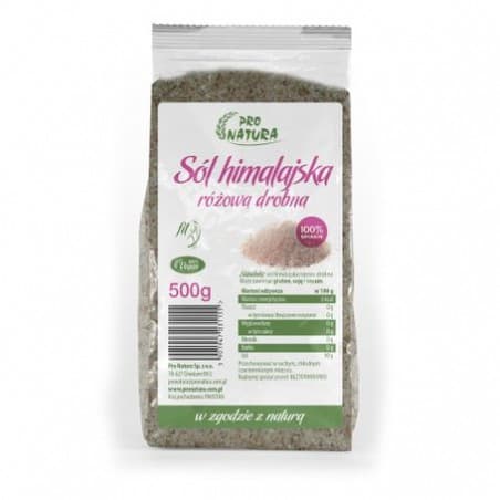 Sól himalajska różowa drobna 500g