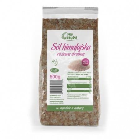 Sól himalajska różowa gruba 500g