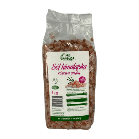 Sól himalajska różowa gruba 1kg