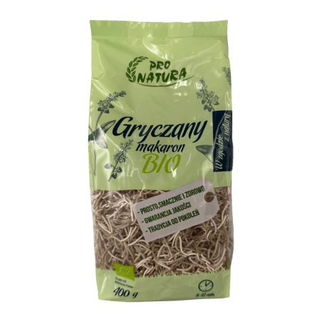 BIO Makaron gryczany (nitka) 400g