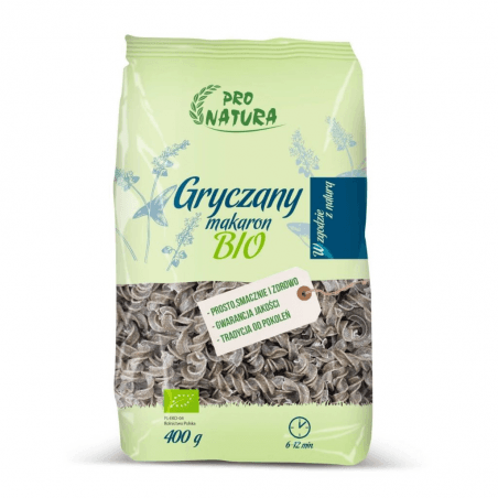BIO Makaron gryczany (świderek) 400g