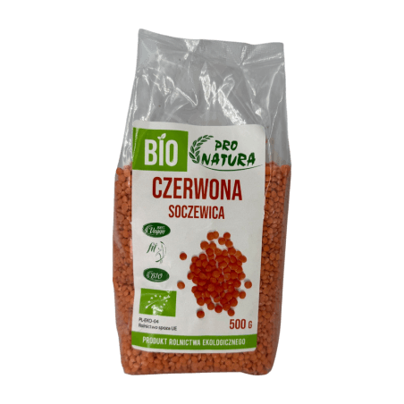 BIO soczewica czerwona 500g