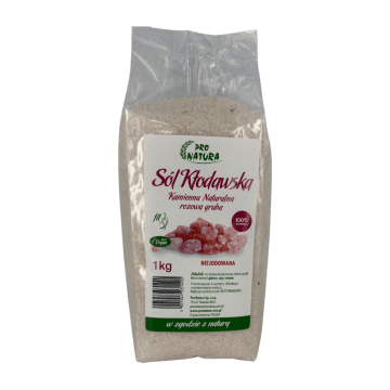 Sól kłodawska różowa gruba 1kg