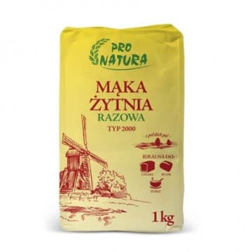 Mąka żytnia razowa typ 2000 - 1kg