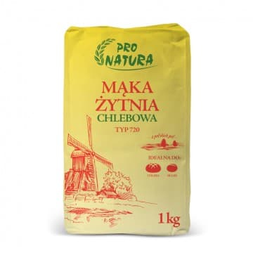 Mąka żytnia "chlebowa" typ 720 - 1kg
