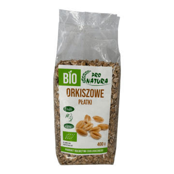 BIO płatki orkiszowe 400g